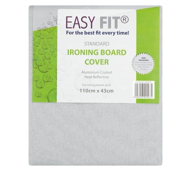 Easy Fit Ironing Board Cover - Grey (1100 x 430mm)