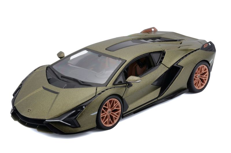 Bburago 1/24 Lamborghini Sian FKP 37 (20cm Long) - Green