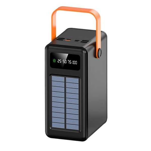 80000mAh Portable Solar Powered Powerbank with a Flashlight -YM639CX