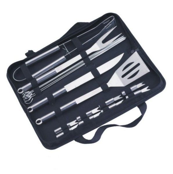 Boo-Stainless Steel 20 Piece Braai Utensil Set