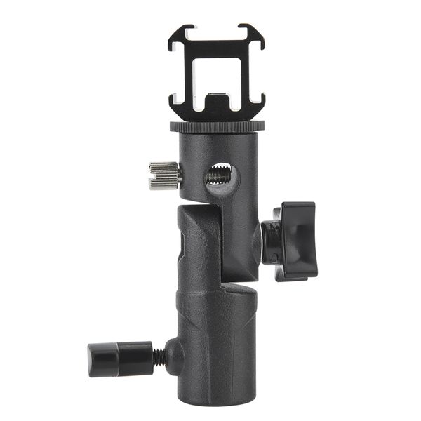Swivel Tri Hot Shoe Mount Adapter Flash Stand Holder Bracket