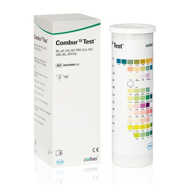 Combur 10 Urine Test Strips 100's