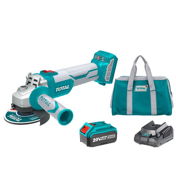 TOTAL Angle Grinder 20V Lithium-Ion Industrial