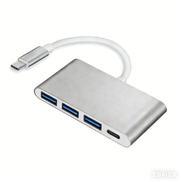 Type-C Adapter Concentrator Type-A: One vs. Four Laptop Desktop