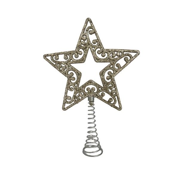 Glitter Star Decoration Ornament for the Christmas Tree (20cm)