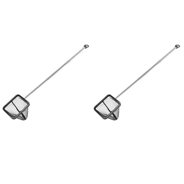 Aquarium Fish Net With Extendable Stainless Steel Long Handle