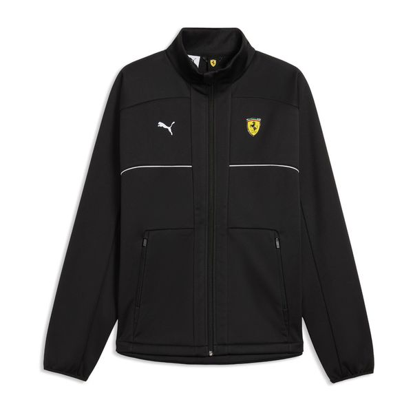 2026 Scuderia Ferrari F1 Mens Logo Softshell Jacket - Black