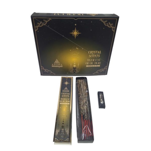 Aroma Tiger Eye Crystal Scents Incense Sticks