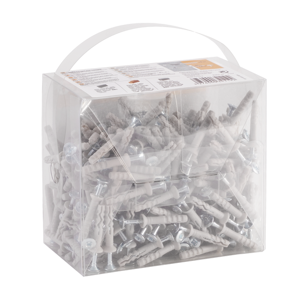 MC 106 Petb Standers Nylon Hammer-In Anchor with Screw 5x30 - 300 Piece