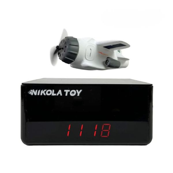 NIKOLA TOY Cute Maglev Mini Aircraft - Creative Clock