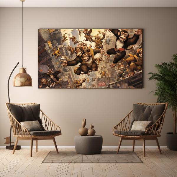 Canvas Wall Art - Monkey Business Brigade - BK0081