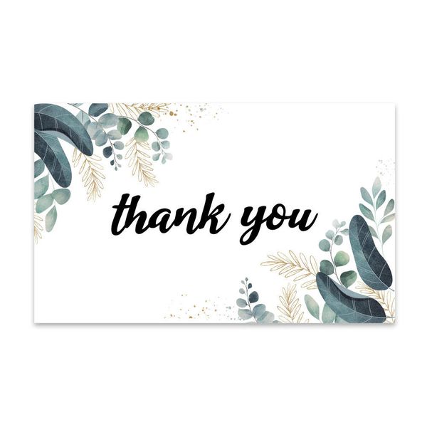 Grey theme gift florist bakery business packaging thank you cards