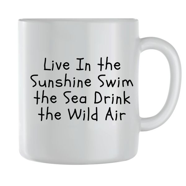 Wild Air Coffee Mugs for Men Women Motivational Sayings Graphic Cup Gift236