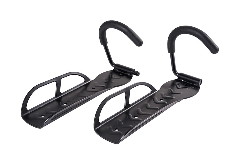 ARFAST - Wall Mounted Bike Storage Rack with Tire Tray (Set of 2)