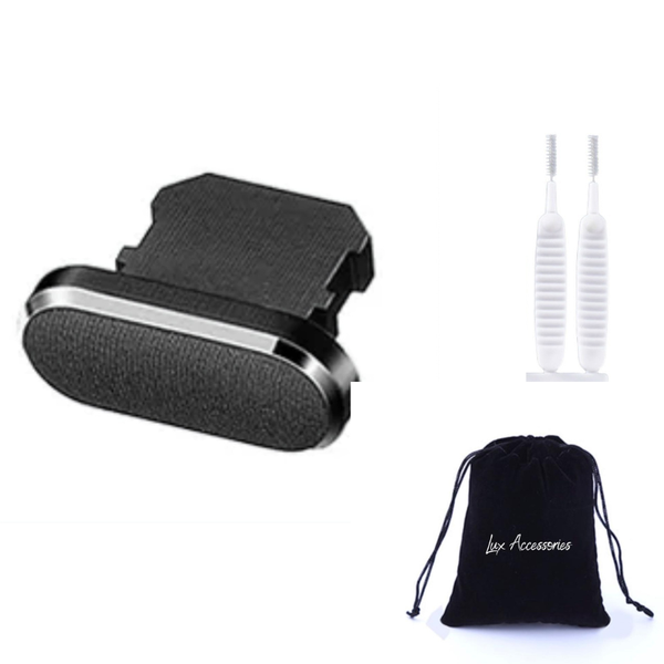 Lux Accessories iPhone Port Protection &amp; Detailing Kit - 2-Piece, Black