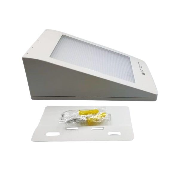 Flash 5W LED Wall Solar Lamp (With Motion &amp; Light Sensor) - White