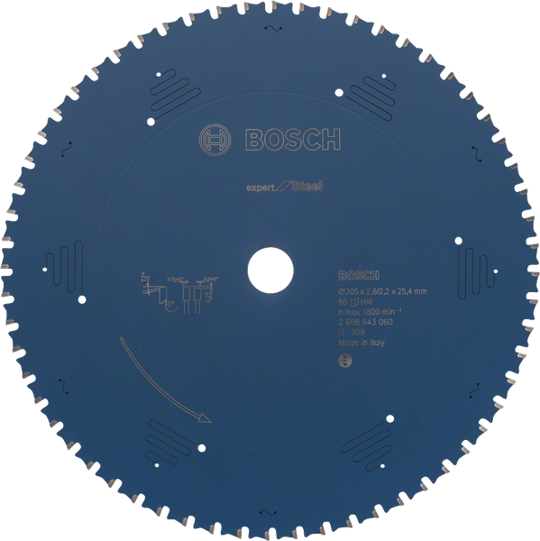 Expert for Steel 305 x 25,4 x 2,6 mm, 60