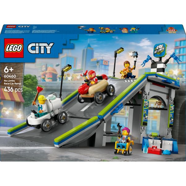LEGO® City No Limits: Race Car Ramp Track Toy Soapbox-Racing Set 60460