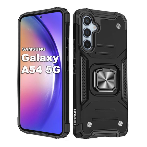 TEKRON Shockproof Kemeng Armor Kickstand Cover Made For Samsung Galaxy A54