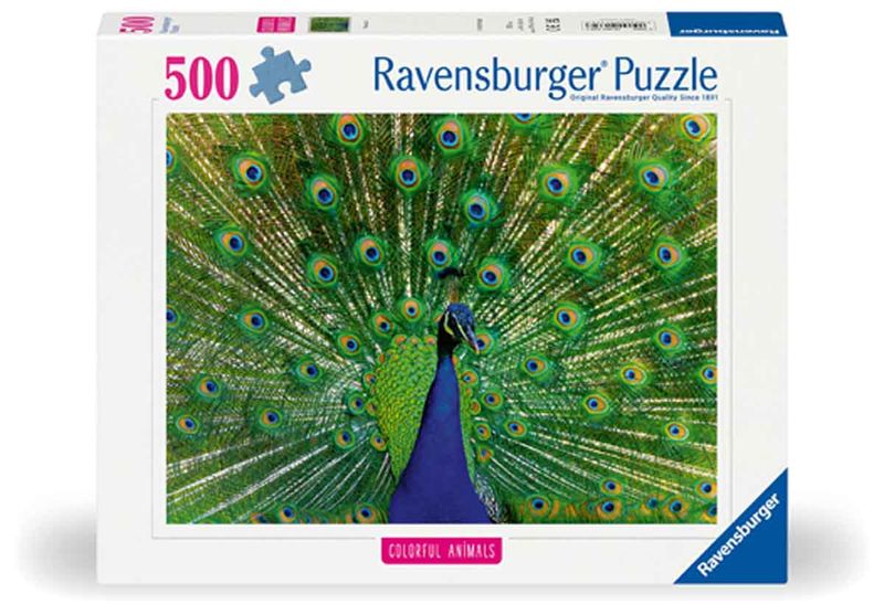 Ravensburger 500pc Puzzle Peacock