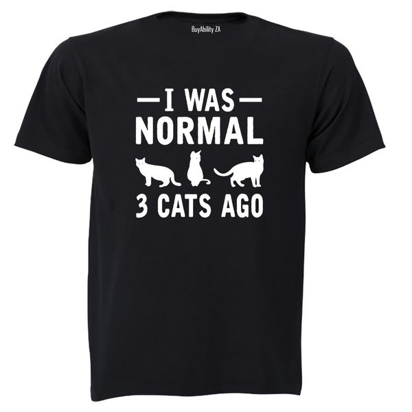 Normal 3 Cats Ago - Adults - T-Shirt