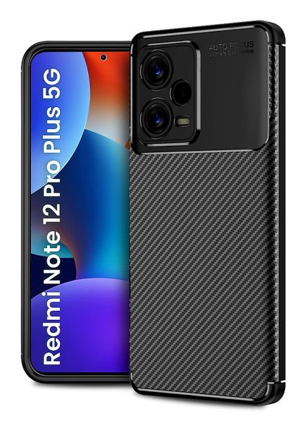 Tekron Premium Shock Resistant Carbon Case For Xiaomi Redmi Note Pro 12 +