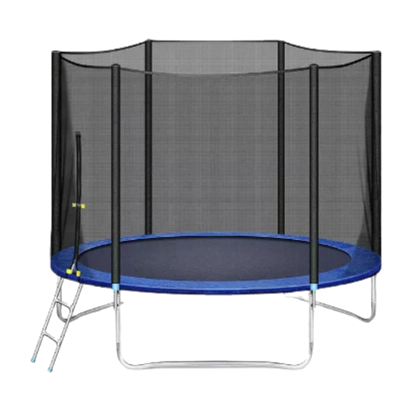Professional Outdoor Trampoline With Enclosure Net and Stairs