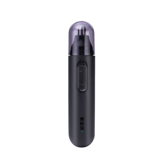 Rechargeable Nose Hair Trimmer SA - 360 Safe Trim | Washable Blade (Black)