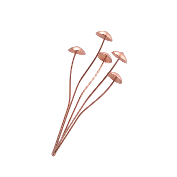 Mushroom Metal Decorative Garden Stakes for Outdoor Spring Decor