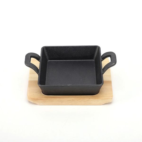 Cast Iron Non-Stick Sizzling Pan