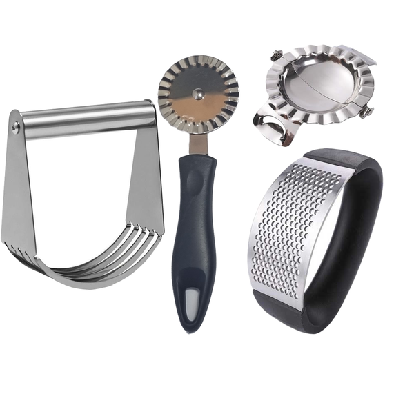 All In One Pasta Kit - Pizza and Noodle Cutter - Hand Mincer