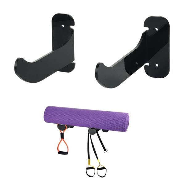 Acrylic Yoga Mat Wall Mount Holder for Yoga Mat Exercise Fitness a