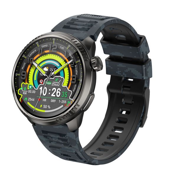Camo Black DS6 GPS Smartwatch Heart Rate Altimeter
