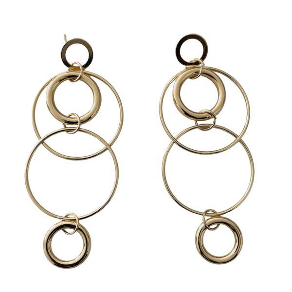 Pretty Jewels Circle Drop Earrings