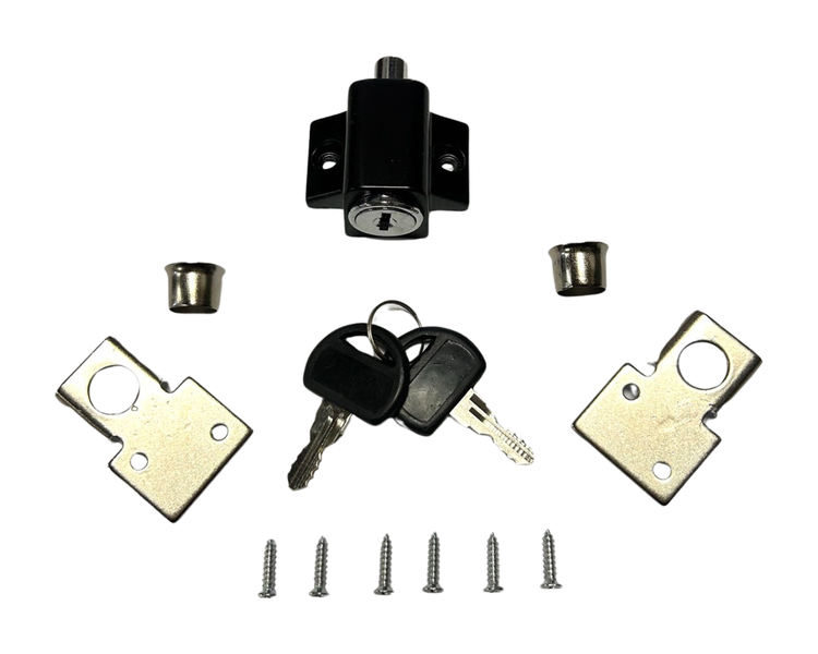 Patio Door Night Lock Kit &amp; Keys