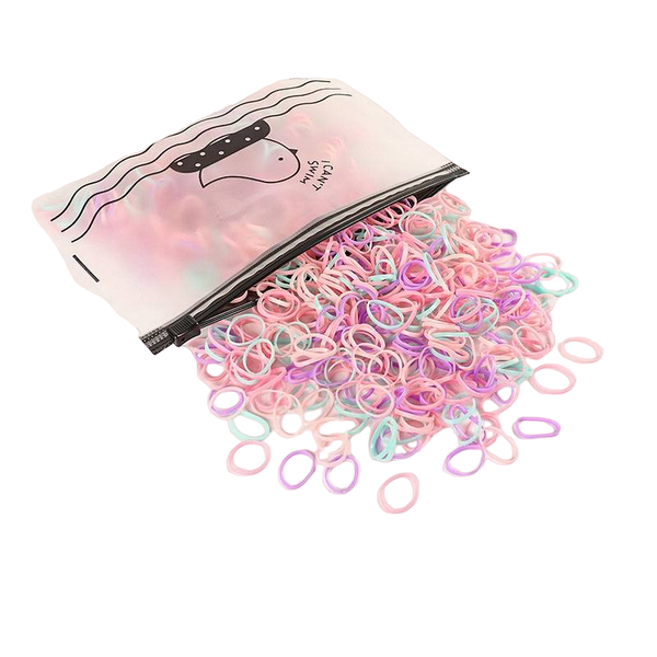 500 Pack Mini Hair Ties, Pony, Ponytail for Baby, Toddler, Kids Accessories