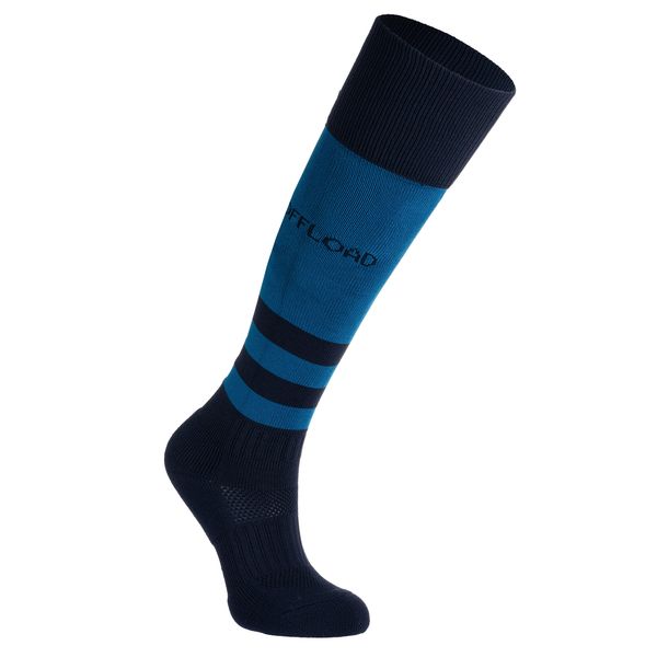 Offload Kids' Knee-Length Rugby Socks R500 - Blue