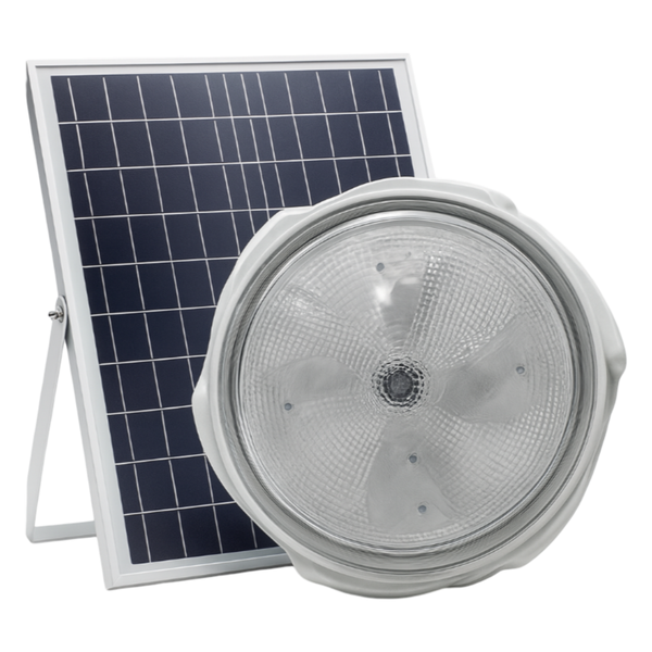 Rechargeable Solar Light - Ceiling Mount, for Home, Garage, Shed
