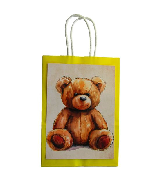 Teddy Bear Themed Party Bags - Set of 10