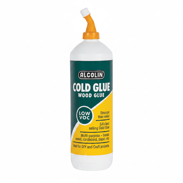 Alcolin Wood Glue Cold 1 Litre - Strong Adhesive for Crafts &amp; Repairs