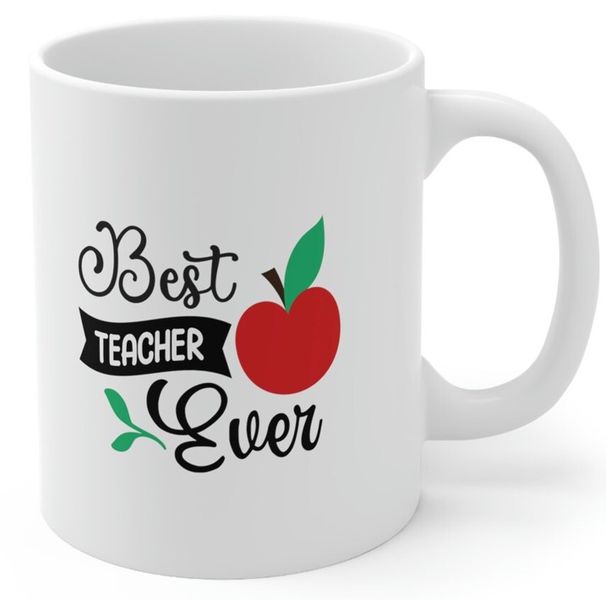 Best Teacher Ever Christmas Birthday Appreciation Thank You Gift Mug