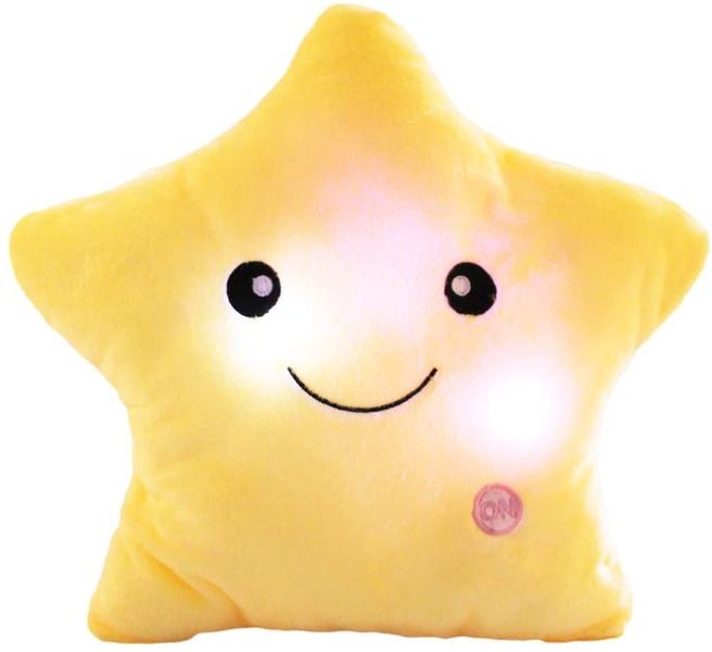 Jeronimo - Twinkle Little Star LED Pillow - Yellow