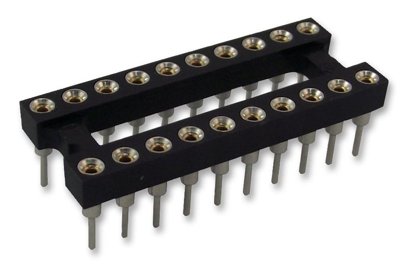 Aries (20-3518-10) IC &amp; Component Socket, 20 Contacts, DIP