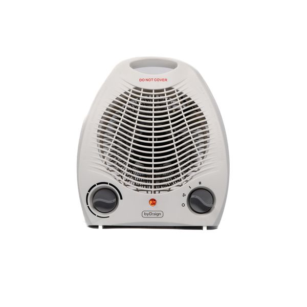 By D:Sign Fan Heater 2000W Thermostat 3 Settings Portable