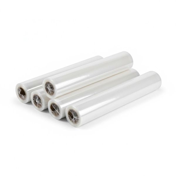 5-Pack 70Cm X 2m Clear Cellophane Wrapping Rolls for Gifts