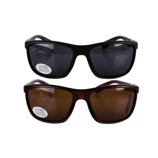 Polarised Protection- Men's Sports Wrap Sunglasses - Set of 2