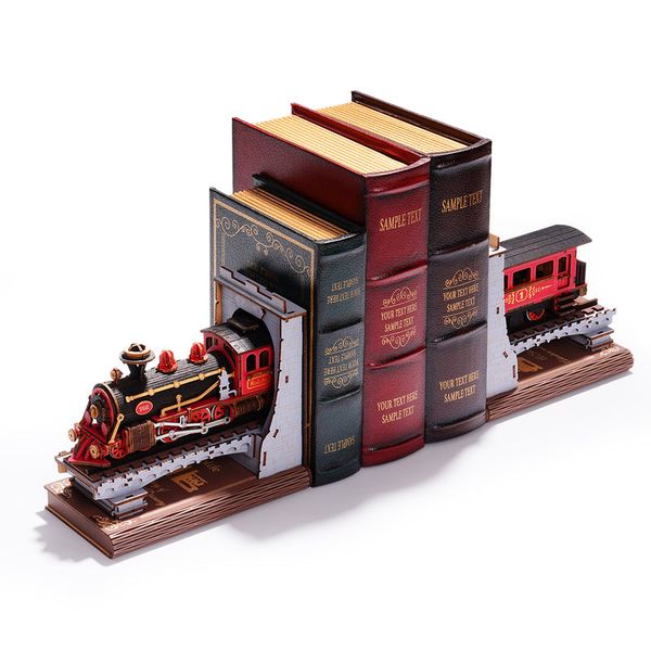 Rolife Century Train DIY Book Nook Shelf Insert Miniature Dollhouse