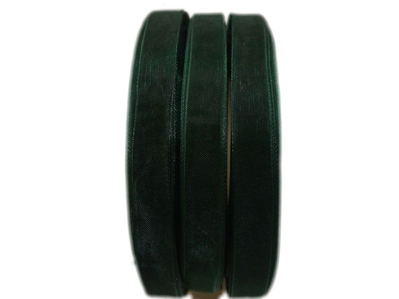 BEAD COOL - Organza Ribbon - 10mm width - Green - 120 meters