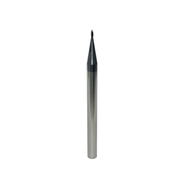 Tungsten Carbide HRC45 Ball Nose Cutter - 2 Flutes - D1 x 2 x D4 x 50L