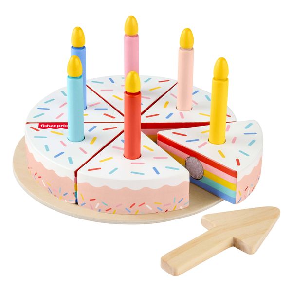Fisher-Price Wooden Cake - 14 Pieces